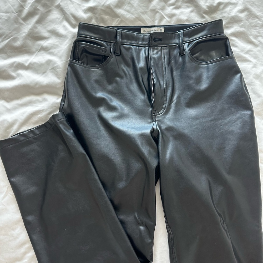Abercrombie leather pants